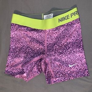 Girls Nike Pro shorts